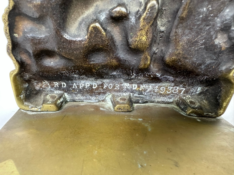 Antique Brass Pixie Bookends 4W X 3D X 5H [Photo 8]