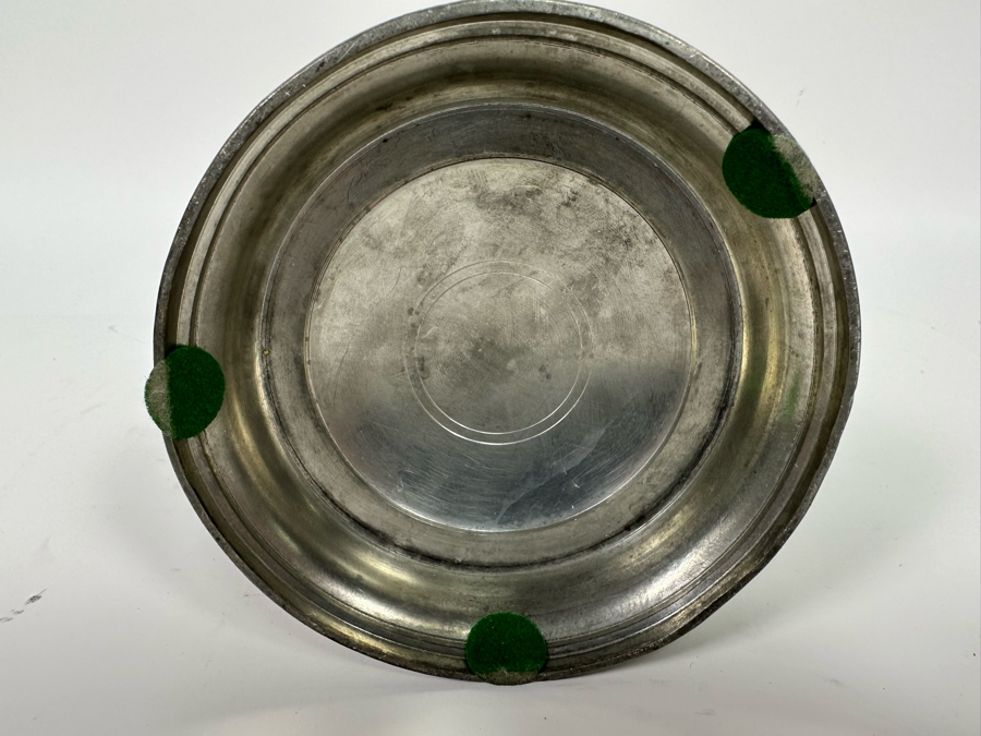 Antique Pewter Ale Tankard With Eagle On Lid 7W X 10.5H [Photo 15]