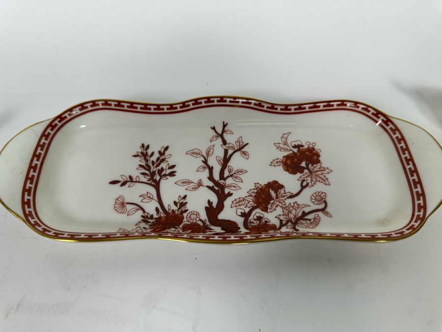 Vintage Coalport Bone China England 'Indian Tree Coral' Child's Toy Tea Set Salesman's Sample 9.5 X 4 [Photo 9]