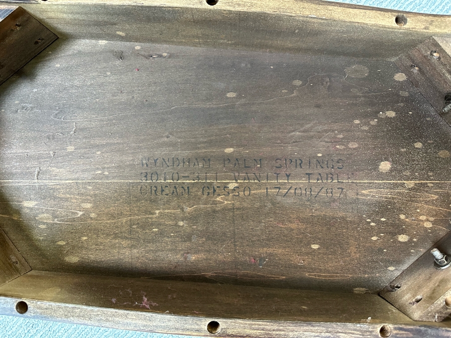 Vintage Vanity Table From The Wyndham Palm Springs 29W X 14.5D X 29H [Photo 10]