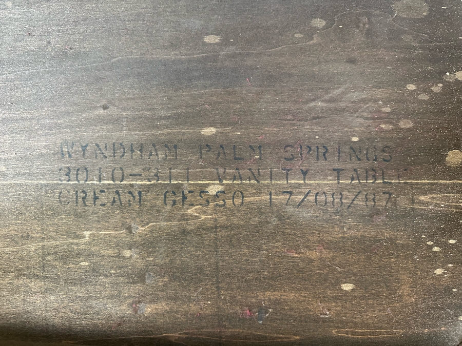 Vintage Vanity Table From The Wyndham Palm Springs 29W X 14.5D X 29H [Photo 11]