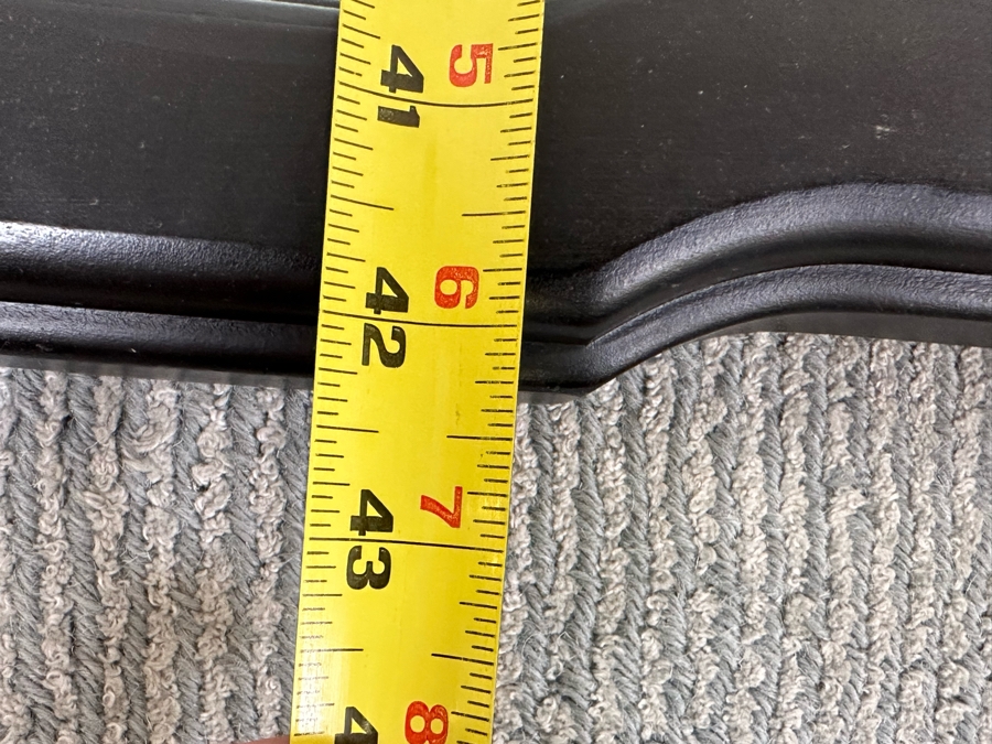 Black Chinoiserie Wooden Wall Mirror With Brass Accents 30 X 42 [Photo 6]