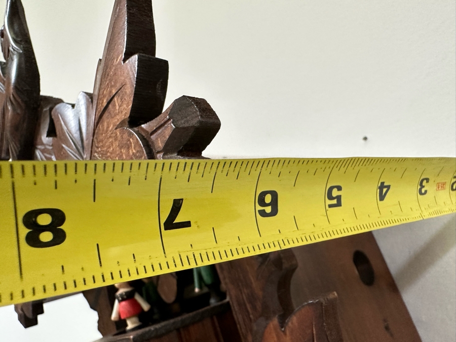 Vintage Wooden Cuckoo Clock Working 9W X 7D X 14H [Photo 10]