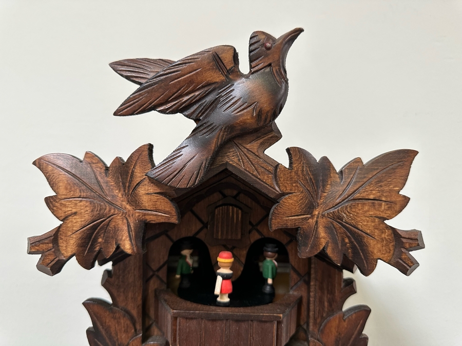 Vintage Wooden Cuckoo Clock Working 9W X 7D X 14H [Photo 6]