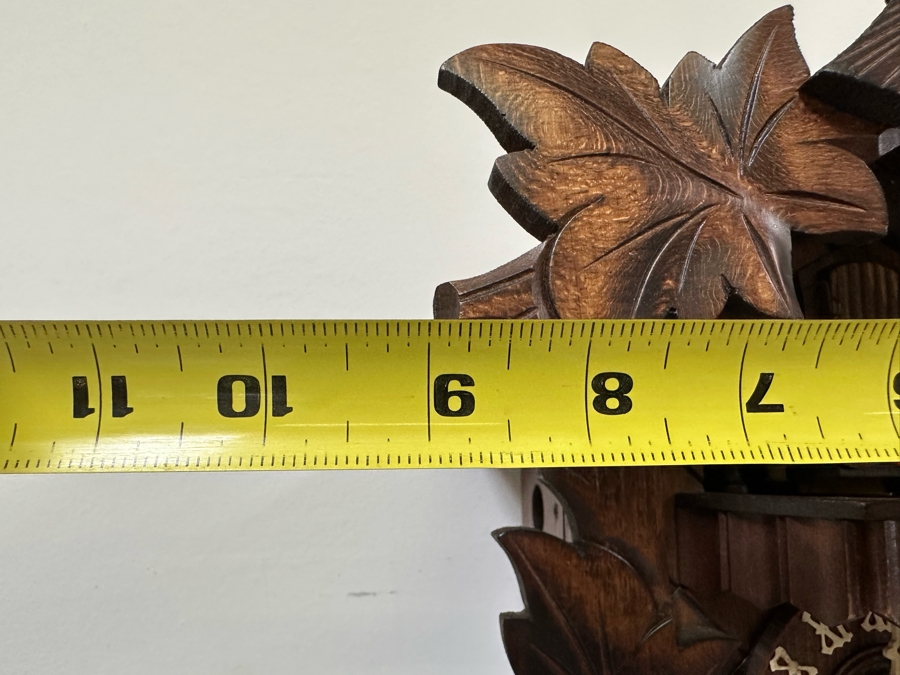 Vintage Wooden Cuckoo Clock Working 9W X 7D X 14H [Photo 9]