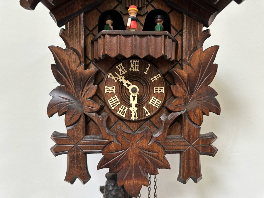Vintage Wooden Cuckoo Clock Working 9W X 7D X 14H [Photo 7]