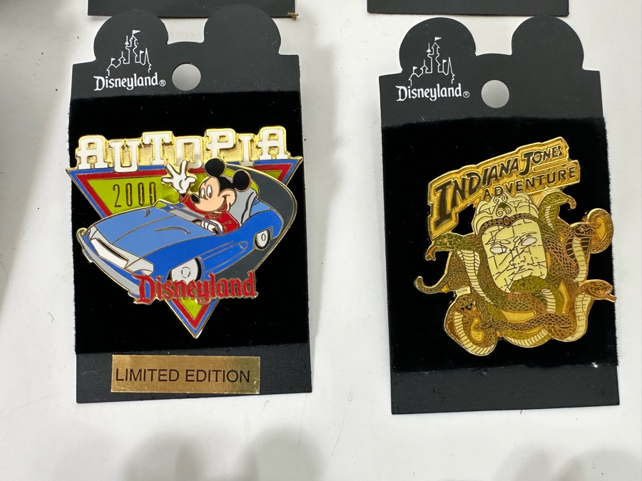 Collection Of Vintage Disneyland Trading Pins New On Cards Two Limited Edition Pins [Photo 8]