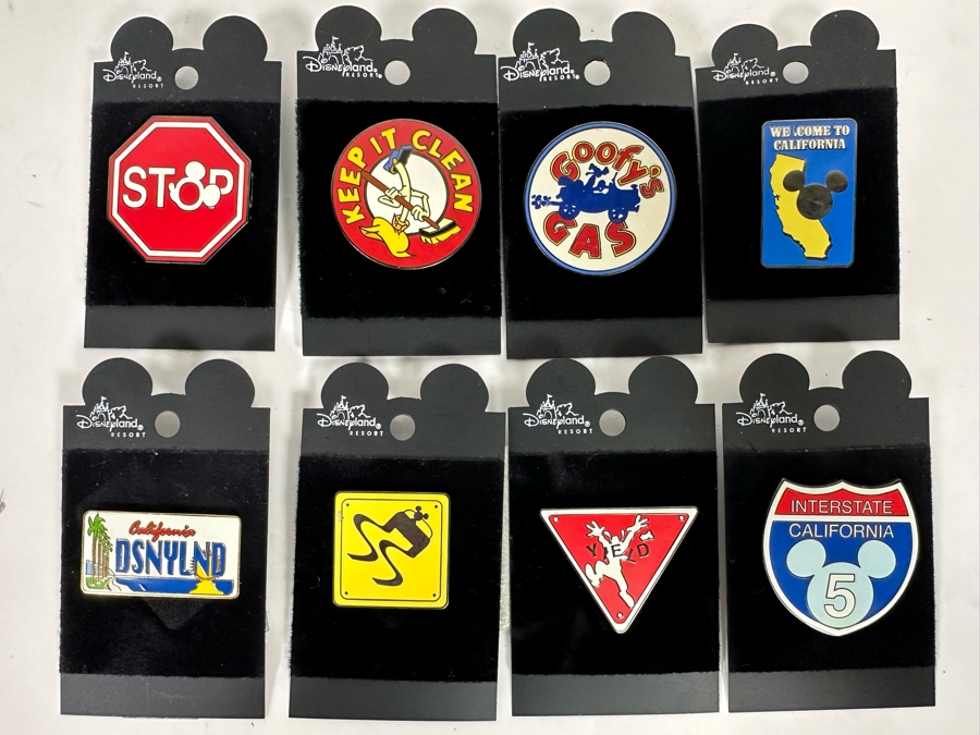 Collection Of Vintage Disneyland Trading Pins New On Cards [Photo 3]