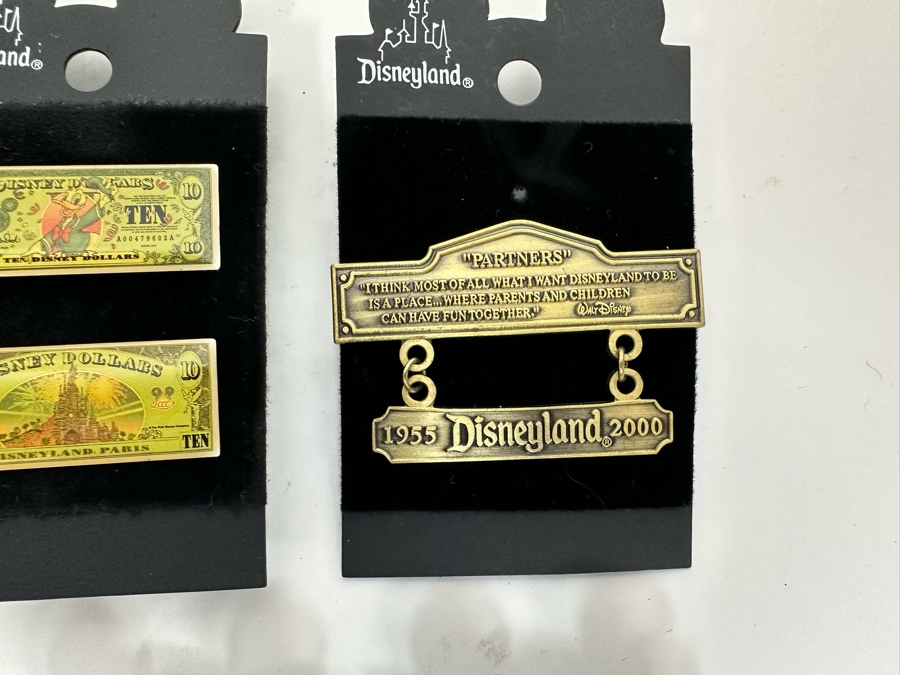 Collection Of Vintage Disneyland Trading Pins Most Are New On Cards [Photo 6]