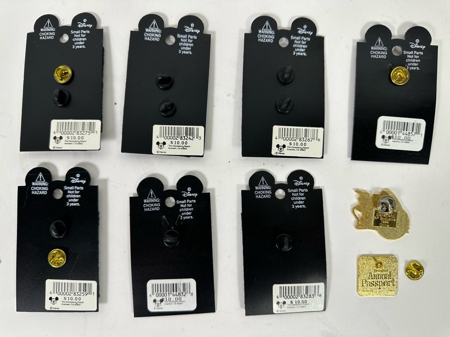 Collection Of Vintage Disneyland Trading Pins Most Are New On Cards [Photo 9]