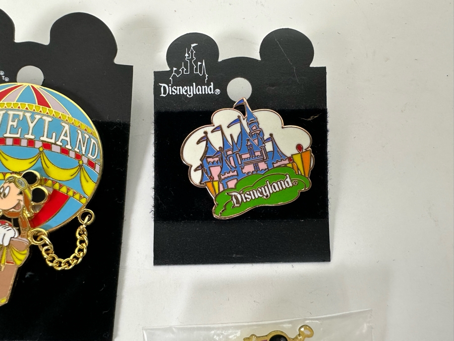 Collection Of Vintage Disneyland Trading Pins One Limited Edition Pin Some New On Cards [Photo 9]