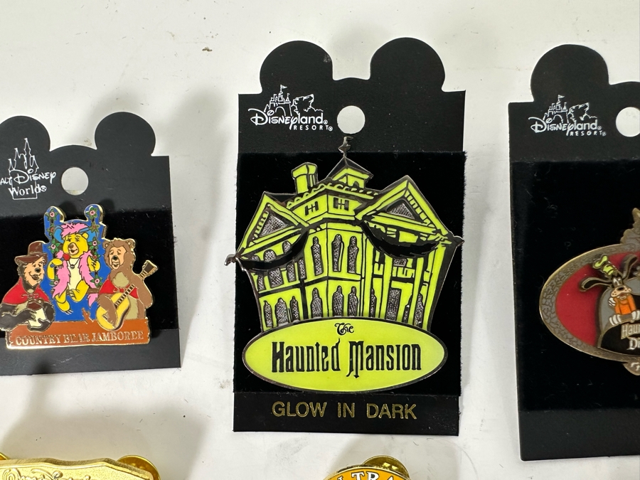 Collection Of Vintage Disneyland Trading Pins Some New On Cards - Haunted Mansion [Photo 4]
