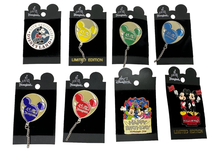Collection Of Vintage Disneyland Trading Pins Some Limited Edition Pins New On Cards [Photo 1]