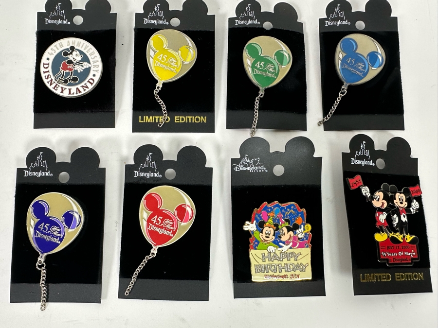 Collection Of Vintage Disneyland Trading Pins Some Limited Edition Pins New On Cards [Photo 3]