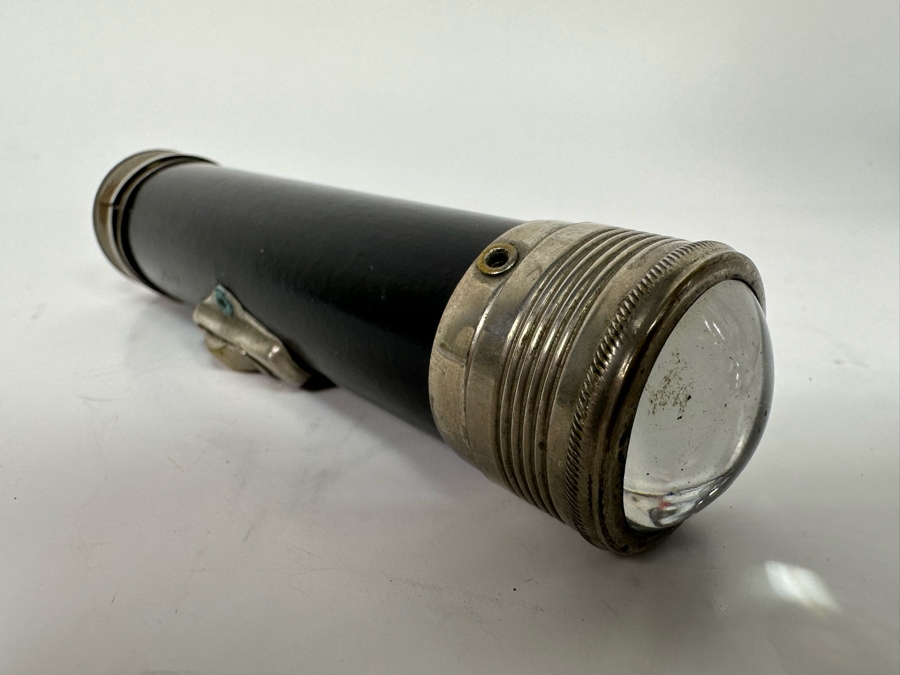 Antique Early Flashlight Battery Powered 5.5L [Photo 2]