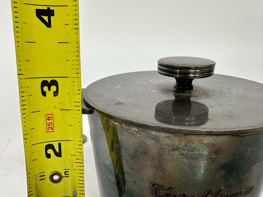 Vintage Art Deco Reed & Barton Sugar Container Silver Soldered 3160B 8oz Casablanca 4.5W X 3.5H [Photo 8]