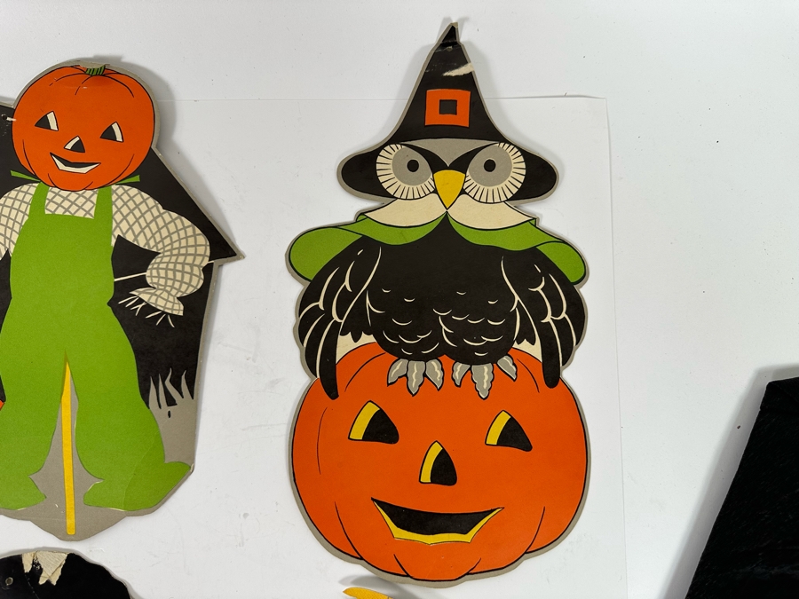 Collection Of Vintage Halloween Decorations