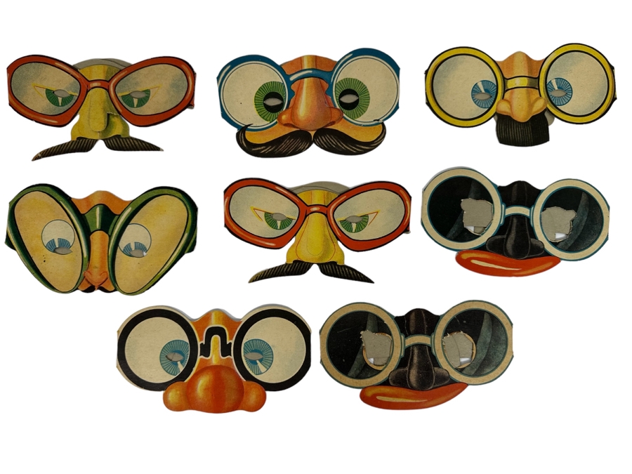 Collection Of Vintage Halloween Party Masks [Photo 1]