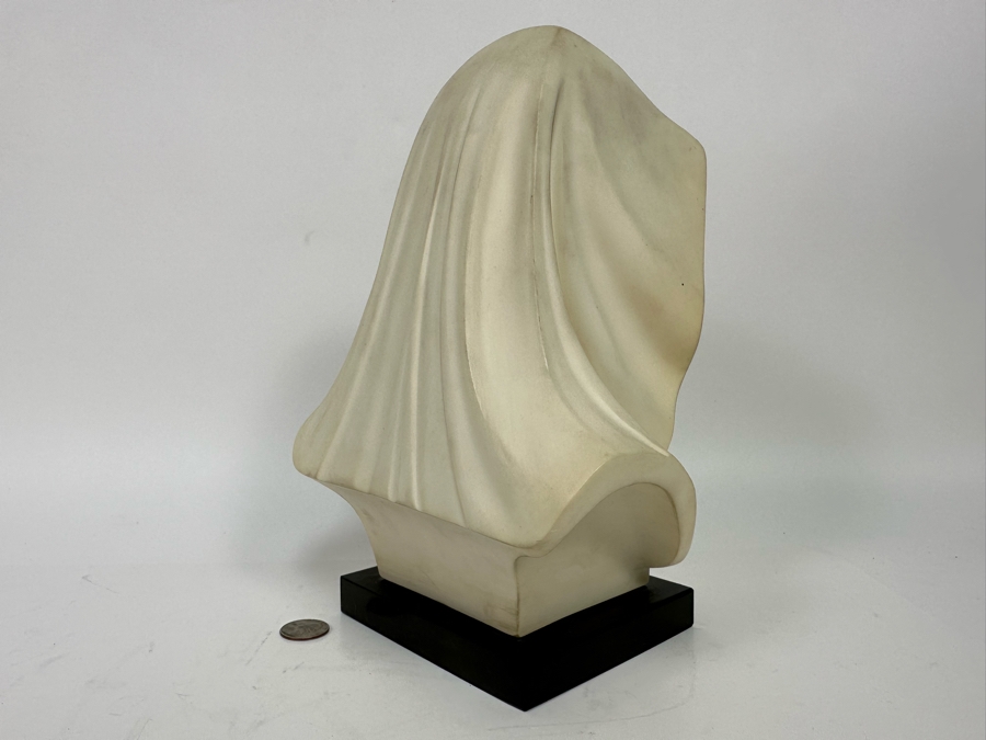 Vintage Virgin Mary Resin Arnoldo Giannelli Bust Sculpture Signed A. Giannelli 8W X 6D X 11H [Photo 10]