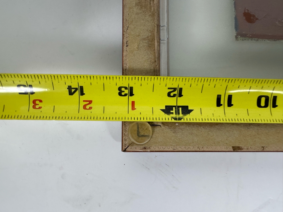 Original Arwork On Cigar Box Top 8 X 5 Double Glass Framed 13 X 10 Signed On Back Ronki [Photo 16]