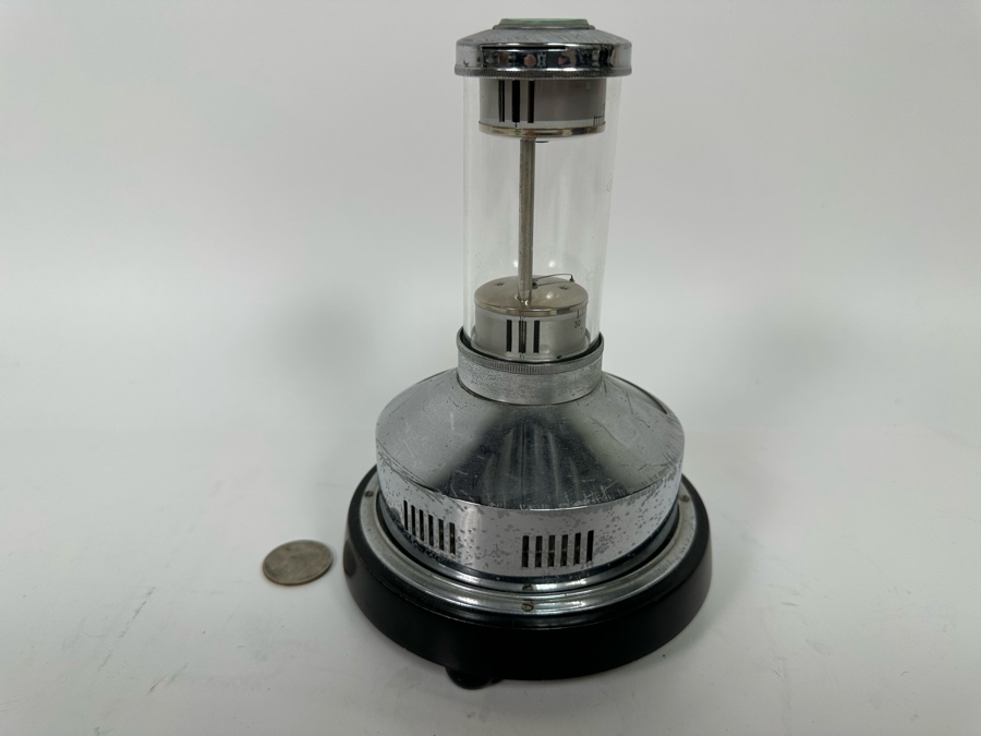 Vintage Art Deco German Lufft Wetter-Saule Weater Station With Barometer, Thermometer, Compass And Hygrometer 4.5W X 7H [Photo 9]