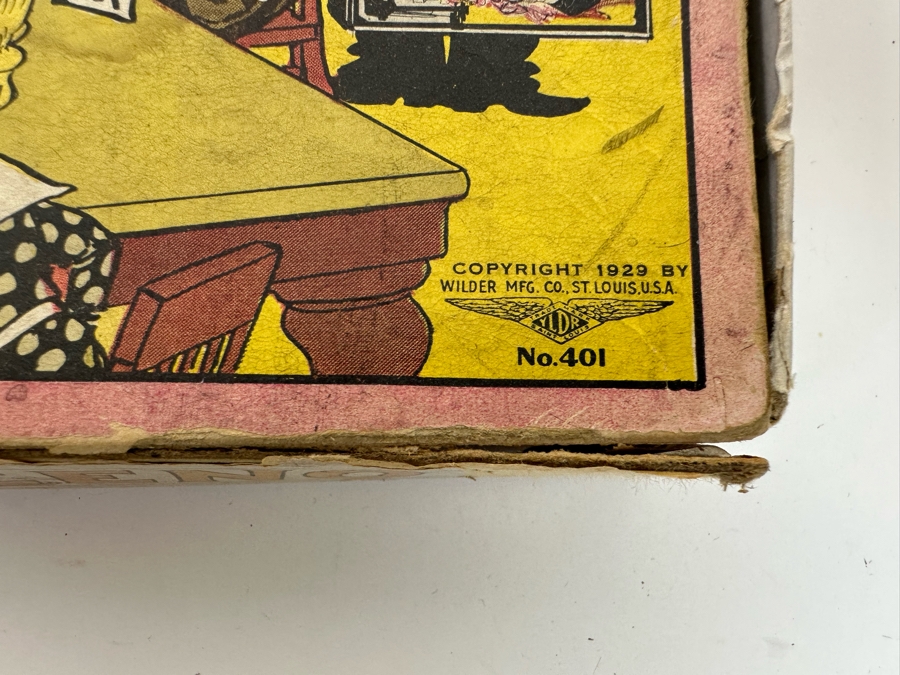 Vintage 1929 Movie-Land Keeno Game A. J. Saxe By Wilder Mfg Co St Louis With Original Box [Photo 5]