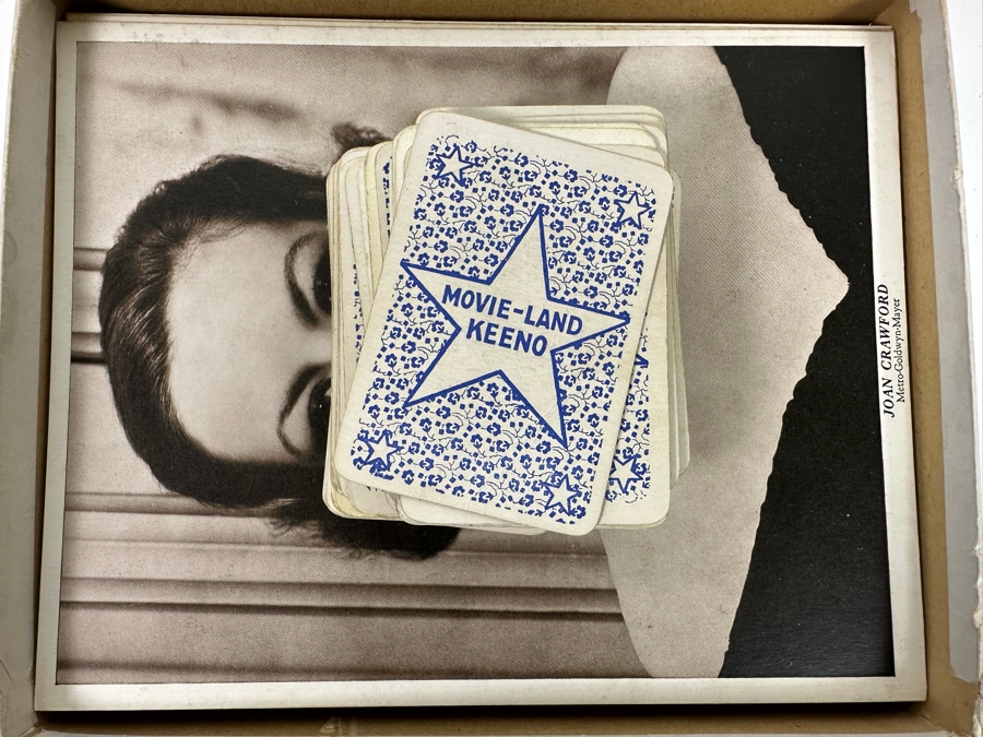 Vintage 1929 Movie-Land Keeno Game A. J. Saxe By Wilder Mfg Co St Louis With Original Box [Photo 11]