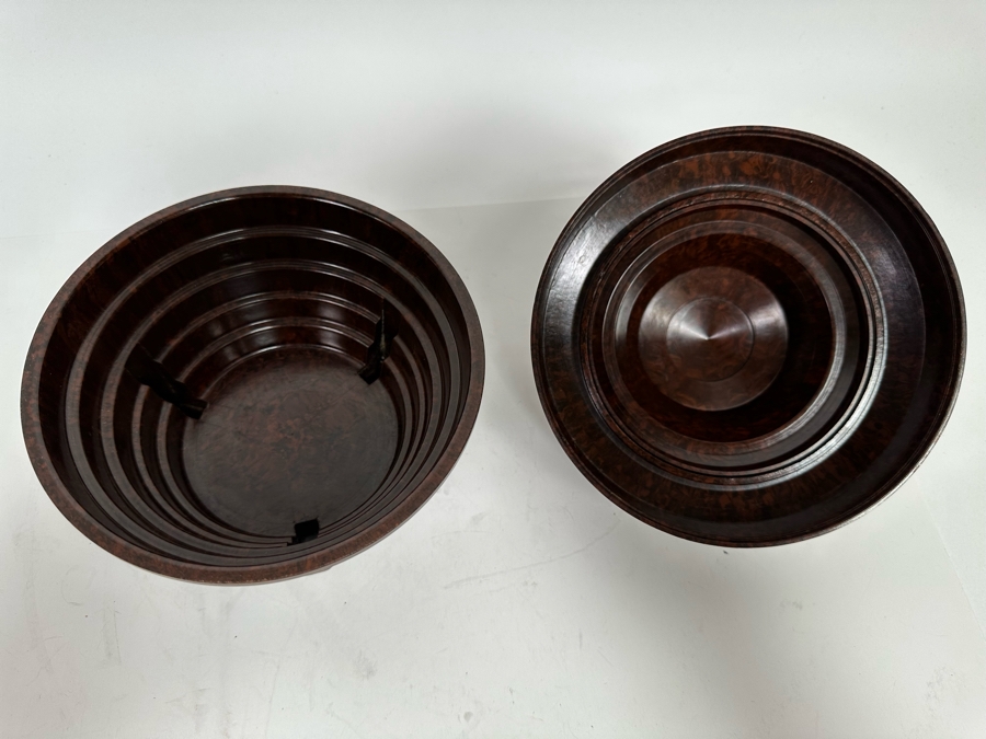 Vintage Art Deco Bakelite Tobacco Jar With Lid 6.5H [Photo 7]