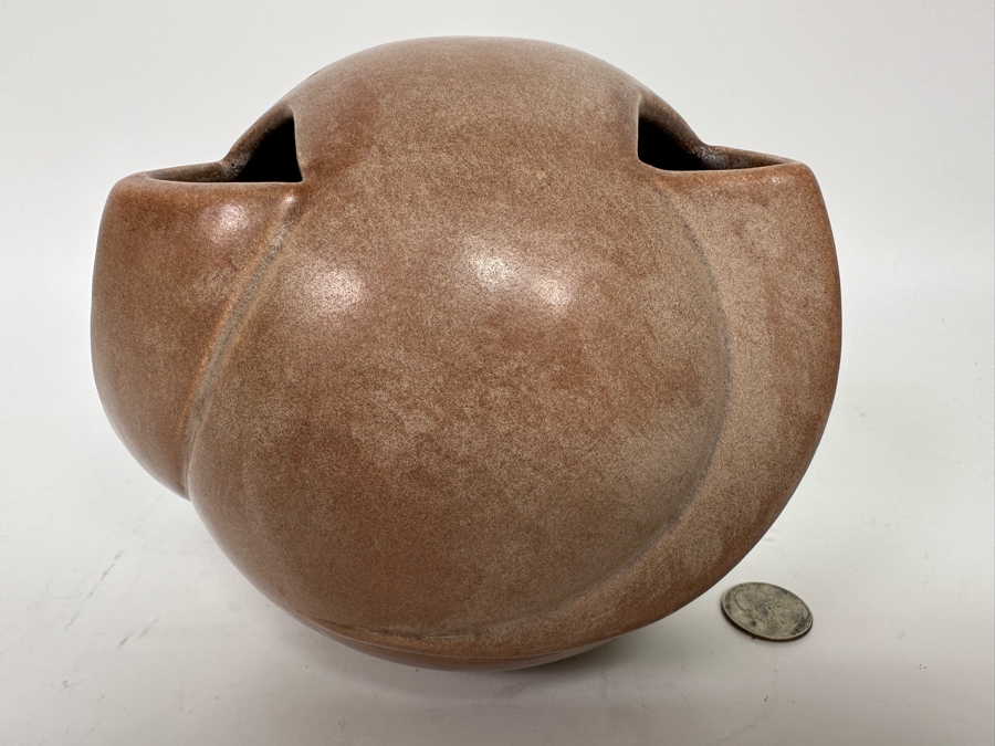 George Rumrill For Red Wing Vintage Art Deco Pottery Vase 600-6 6W X 6H [Photo 2]