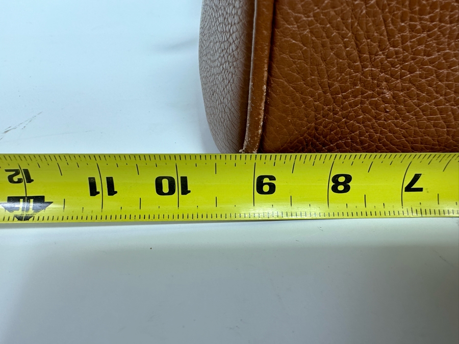 New Leather Barneys New York Travel Bag Made In Italy 20W X 9D X 14H [Photo 11]