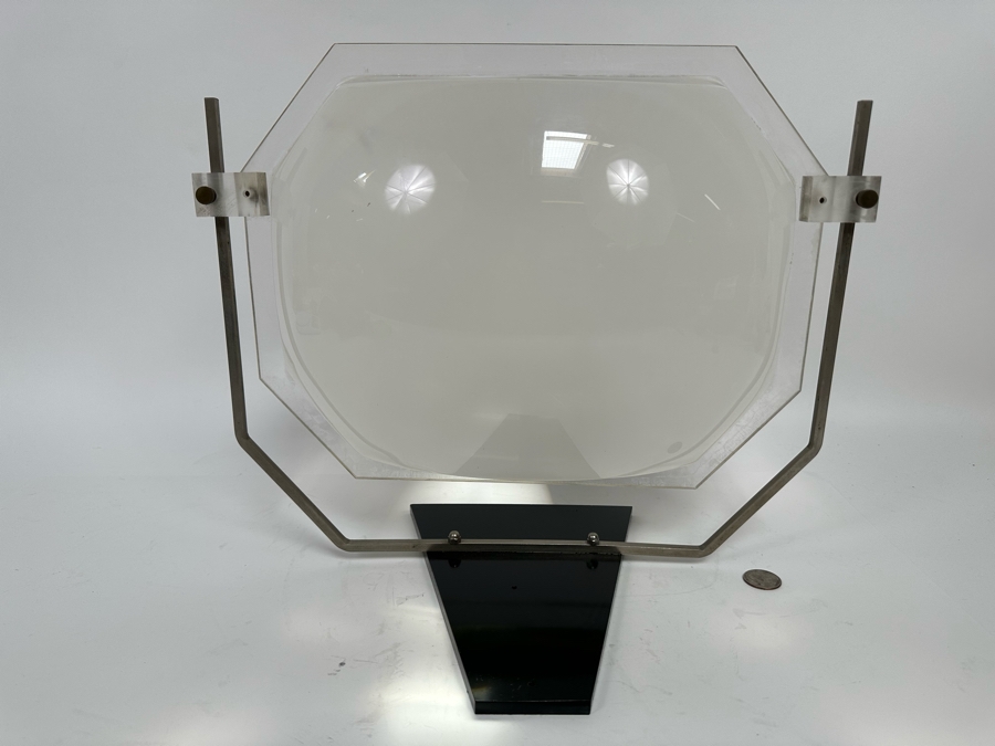 Vintage Mid-Century Acrylic Television Screen Magnifier Stand 15W X 9D X 13H [Photo 9]