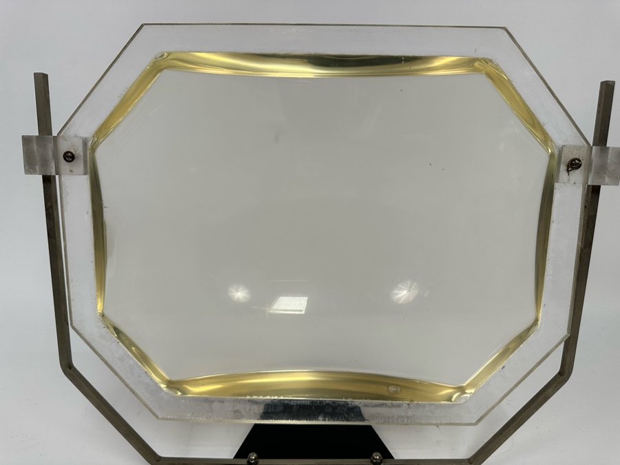 Vintage Mid-Century Acrylic Television Screen Magnifier Stand 15W X 9D X 13H [Photo 5]