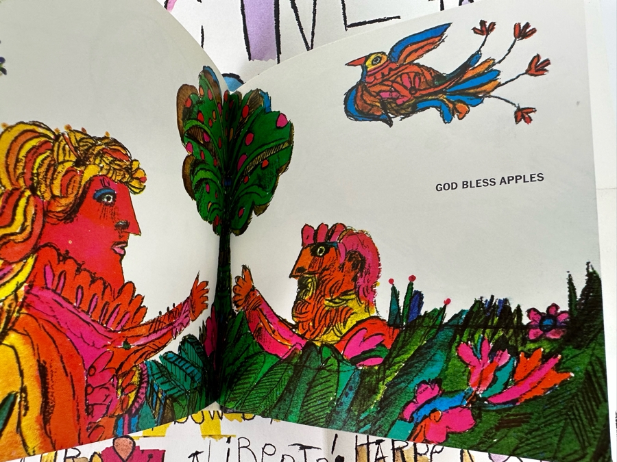 Vintage 1970 First Edition The Rainbow Box Book Collection Of Four Books Representing Each Season With Peace Poster By Norman Laliberte Gifted To Client Personally By Andy Warhol (Client Did Makeup On Andy Warhol's Polaroid Shoots) [Photo 19]