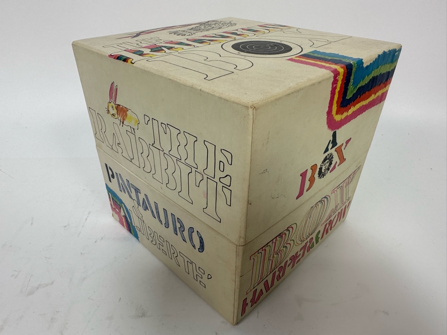 Vintage 1970 First Edition The Rainbow Box Book Collection Of Four Books Representing Each Season With Peace Poster By Norman Laliberte Gifted To Client Personally By Andy Warhol (Client Did Makeup On Andy Warhol's Polaroid Shoots) [Photo 5]