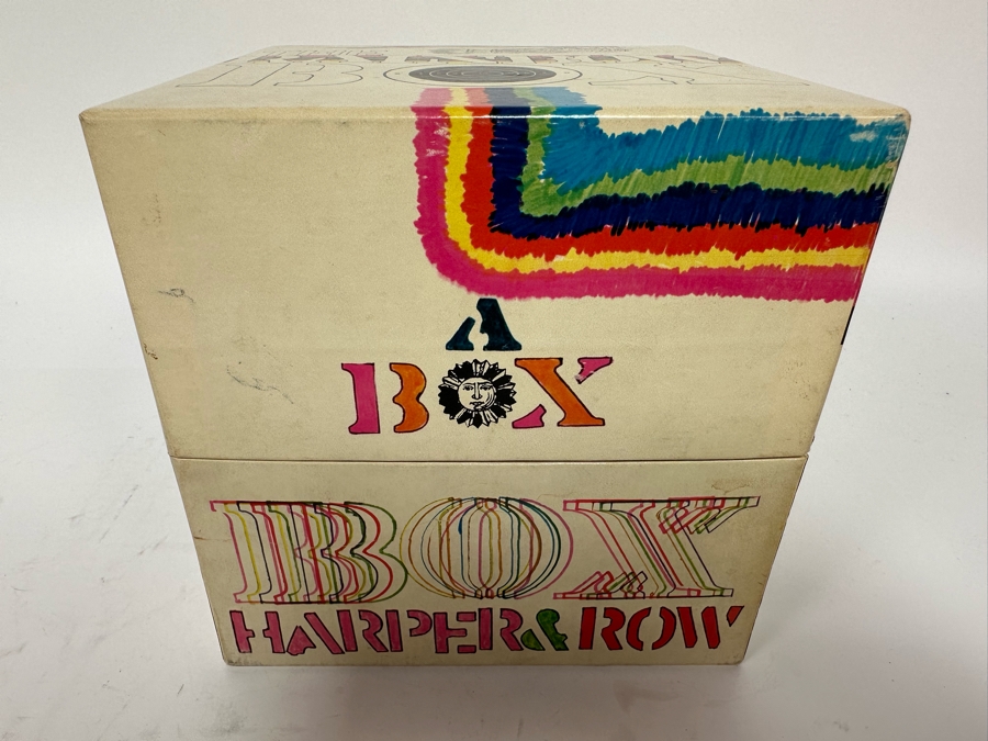 Vintage 1970 First Edition The Rainbow Box Book Collection Of Four Books Representing Each Season With Peace Poster By Norman Laliberte Gifted To Client Personally By Andy Warhol (Client Did Makeup On Andy Warhol's Polaroid Shoots) [Photo 3]