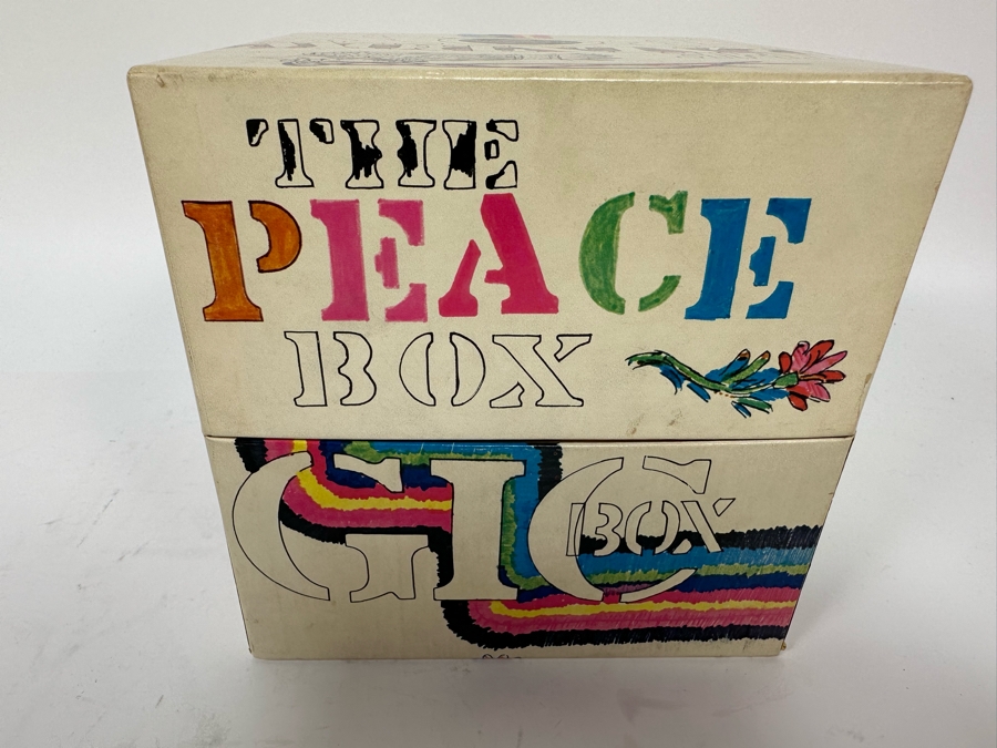 Vintage 1970 First Edition The Rainbow Box Book Collection Of Four Books Representing Each Season With Peace Poster By Norman Laliberte Gifted To Client Personally By Andy Warhol (Client Did Makeup On Andy Warhol's Polaroid Shoots) [Photo 6]