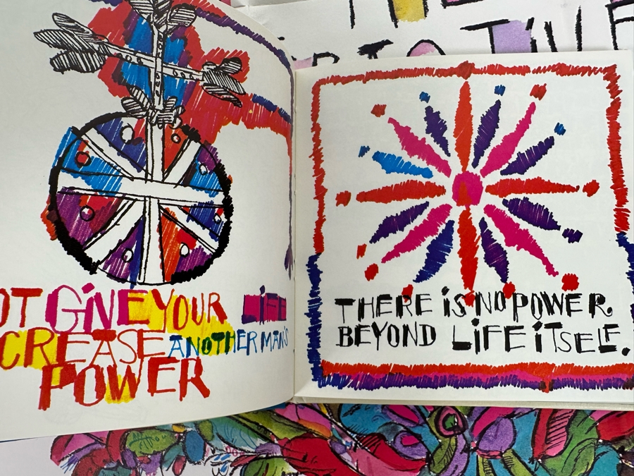 Vintage 1970 First Edition The Rainbow Box Book Collection Of Four Books Representing Each Season With Peace Poster By Norman Laliberte Gifted To Client Personally By Andy Warhol (Client Did Makeup On Andy Warhol's Polaroid Shoots) [Photo 34]