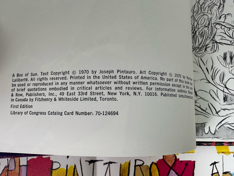 Vintage 1970 First Edition The Rainbow Box Book Collection Of Four Books Representing Each Season With Peace Poster By Norman Laliberte Gifted To Client Personally By Andy Warhol (Client Did Makeup On Andy Warhol's Polaroid Shoots) [Photo 17]