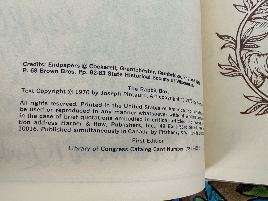 Vintage 1970 First Edition The Rainbow Box Book Collection Of Four Books Representing Each Season With Peace Poster By Norman Laliberte Gifted To Client Personally By Andy Warhol (Client Did Makeup On Andy Warhol's Polaroid Shoots) [Photo 28]