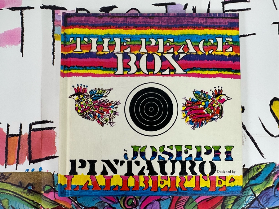 Vintage 1970 First Edition The Rainbow Box Book Collection Of Four Books Representing Each Season With Peace Poster By Norman Laliberte Gifted To Client Personally By Andy Warhol (Client Did Makeup On Andy Warhol's Polaroid Shoots) [Photo 30]