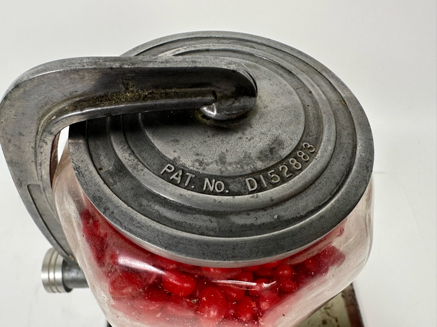 Vintage Machine Age Art Deco Atlas Bantam 5 Cent Peanut Vending Machine With Tray 10W X 8D X 11H [Photo 9]