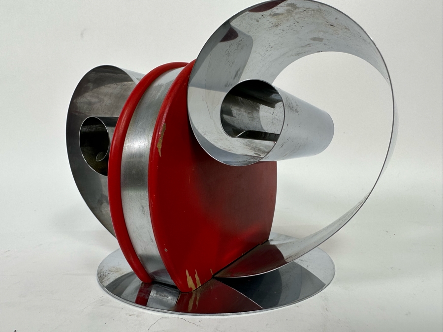 Fred Farr For Revere Vintage Art Deco Double Scroll Bookends Book Magazine Holder 8W X 6D X 5H [Photo 6]