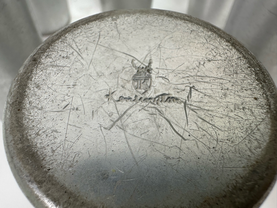 Lurelle Guild For Kensington Mint Julep Tumbler Aluminum Cups Featured In The Musuem Of Modern Art In NYC Circa 1934-35, 5.25H Set Of Six [Photo 5]