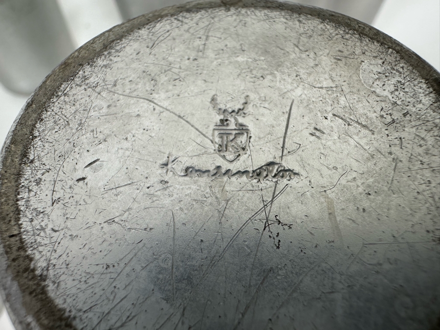 Lurelle Guild For Kensington Mint Julep Tumbler Aluminum Cups Featured In The Musuem Of Modern Art In NYC Circa 1934-35, 5.25H Set Of Six [Photo 7]