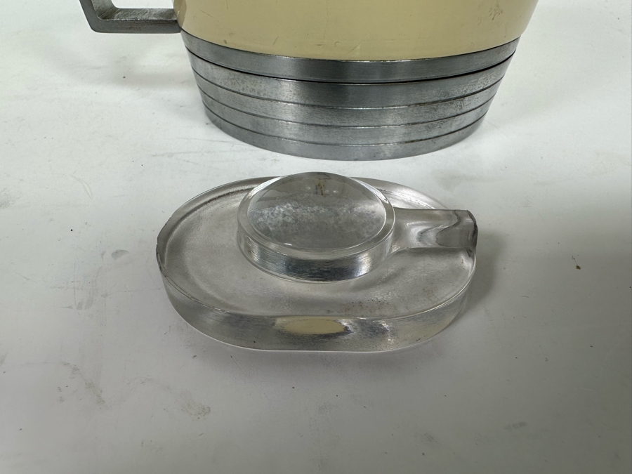 Henry Dreyfuss For Thermous Vintage Machine Age Art Deco Decanter 6W X 5.5H [Photo 5]