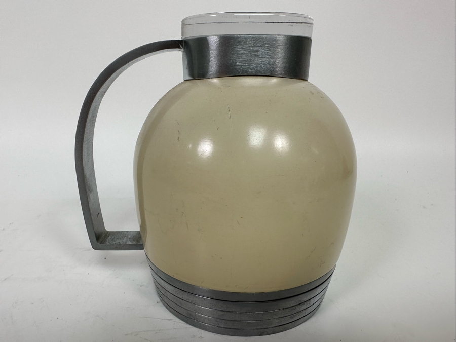 Henry Dreyfuss For Thermous Vintage Machine Age Art Deco Decanter 6W X 5.5H [Photo 2]