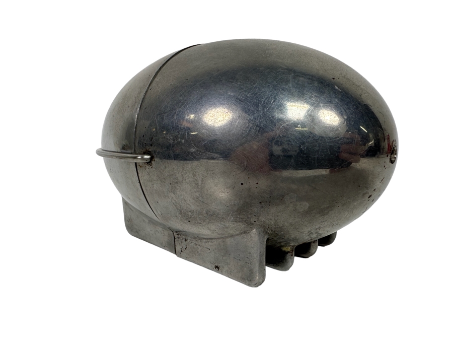 Raymond Barton Machine Age Art Deco Aluminum Top-O-Stove Potato Baker By Na-Mac Co Zeppelin Design 7W X 3.5D X 3.5H [Photo 2]