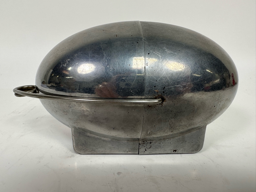 Raymond Barton Machine Age Art Deco Aluminum Top-O-Stove Potato Baker By Na-Mac Co Zeppelin Design 7W X 3.5D X 3.5H [Photo 7]