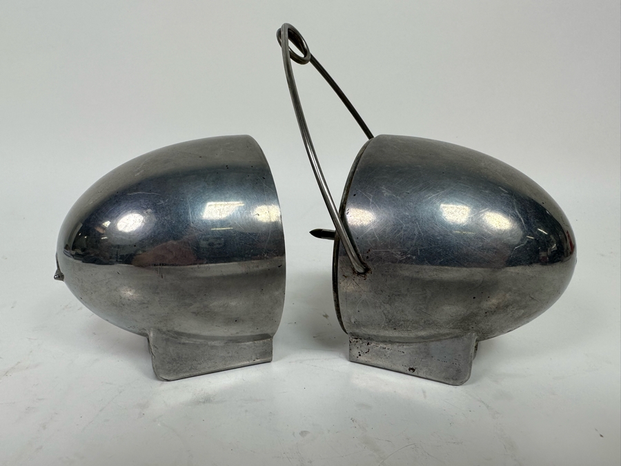 Raymond Barton Machine Age Art Deco Aluminum Top-O-Stove Potato Baker By Na-Mac Co Zeppelin Design 7W X 3.5D X 3.5H [Photo 11]