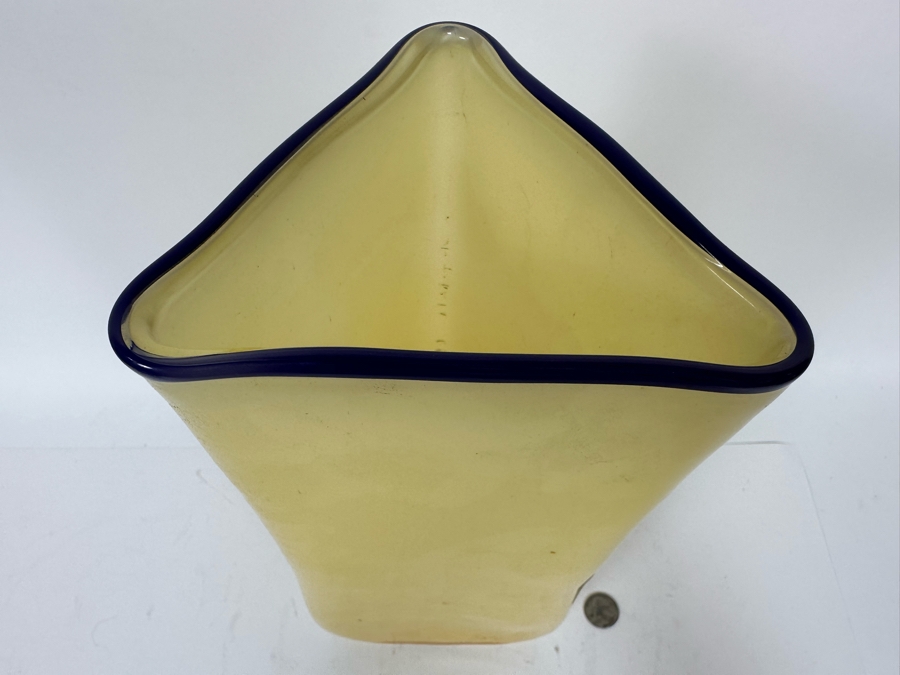 Italian Murano Art Glass Vase 14H [Photo 5]